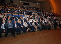 Around 300 young chemists, 250 observers and heads of groups from almost 80 countries, Azerbaijani state and government officials, diplomats, well-known scientists and intellectuals attended the opening ceremony of the Olympiad organized by the Baku branch of Moscow State University named after Mikhail Lomonosov. Baku, Azerbaijan, Jule 21, 2015